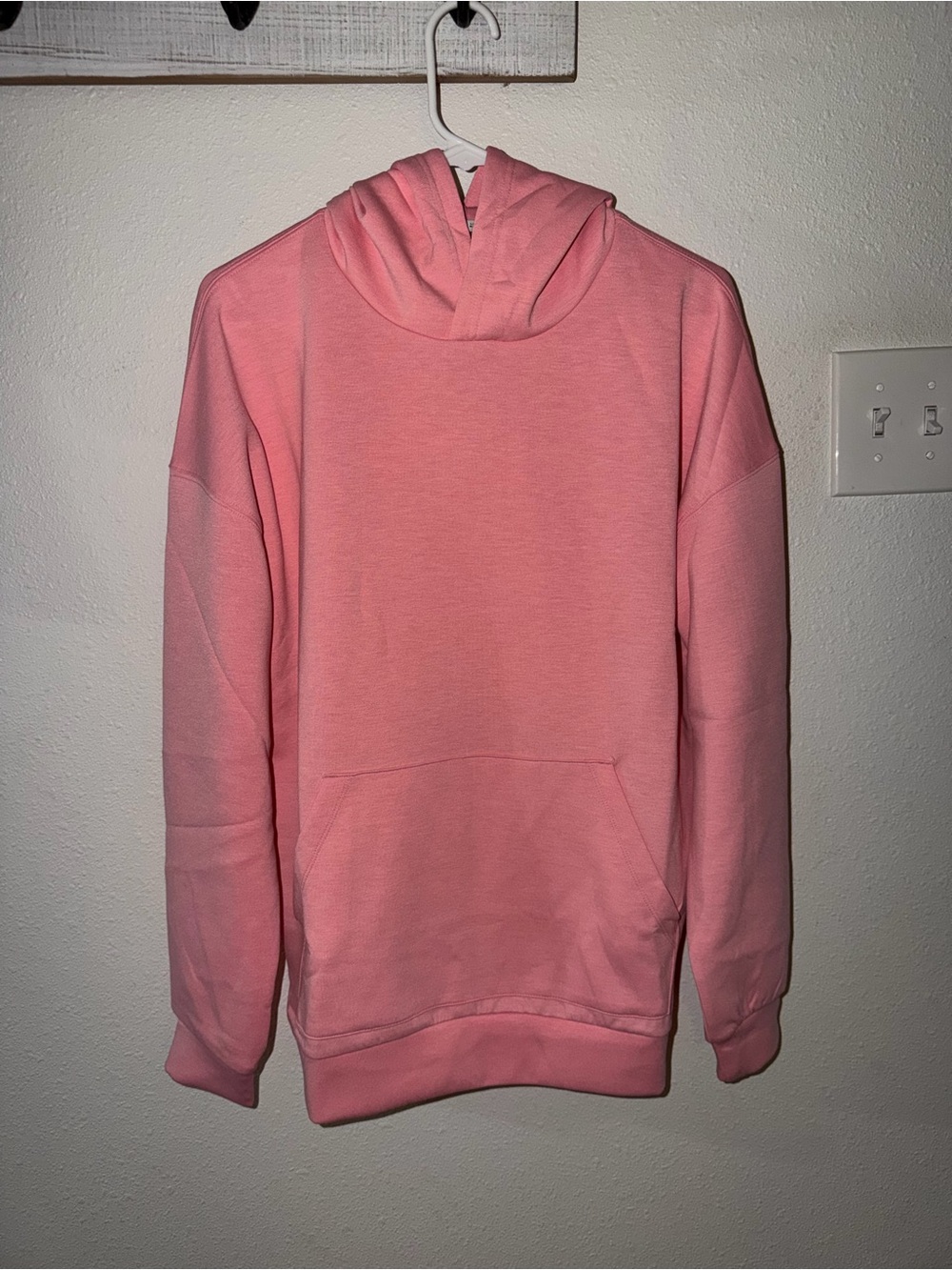 Zenana Outfitters Rose Pink Pullover Hoodie Soft Scuba Fabric NWOT - Picture 6 of 10